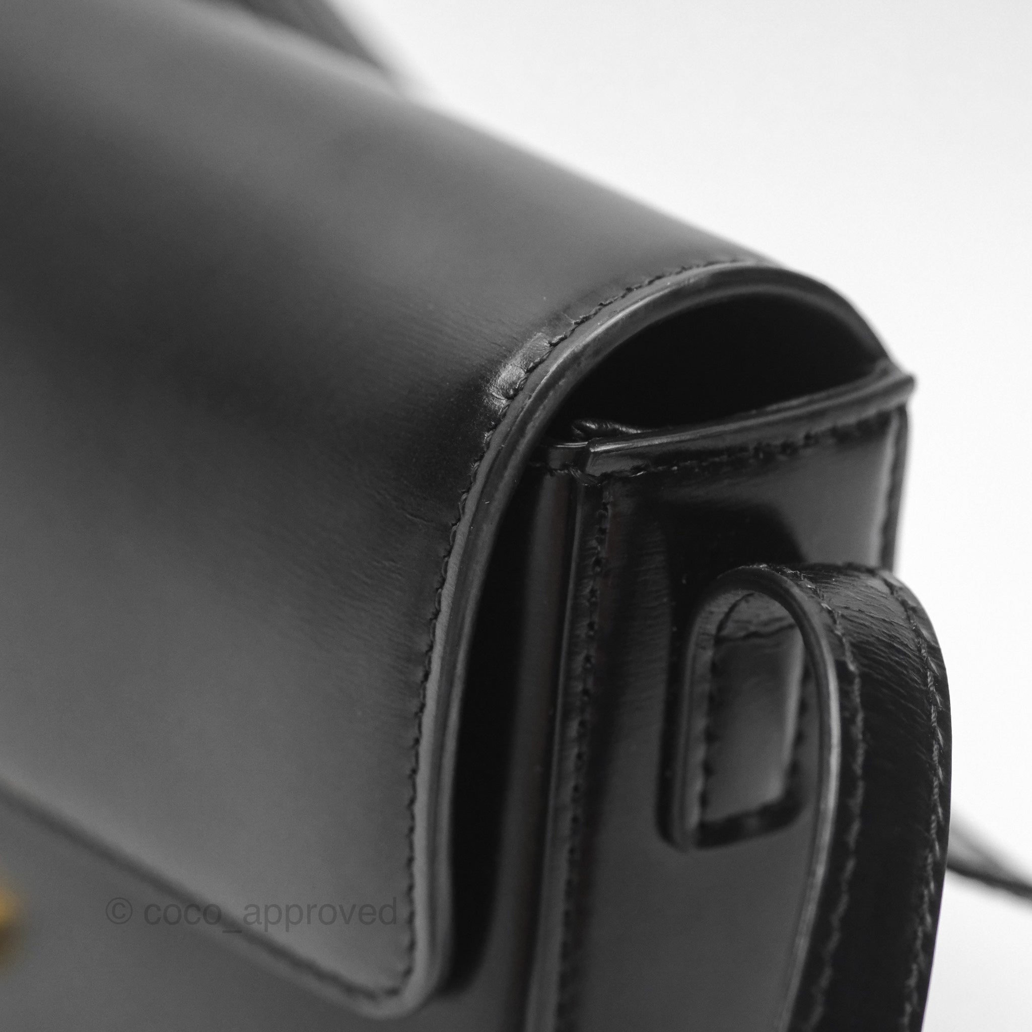 Celine Triomphe Shoulder Bag in Black Calfskin Leather - Luxury Designer Handbag for Women, Perfect for Work, Evening Events & Everyday Use