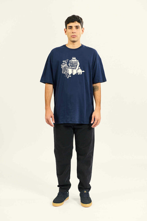 Wexford Men's Element T-Shirt - Blue Casual Short Sleeve Tee for Everyday Wear, Gym & Outdoor Activities