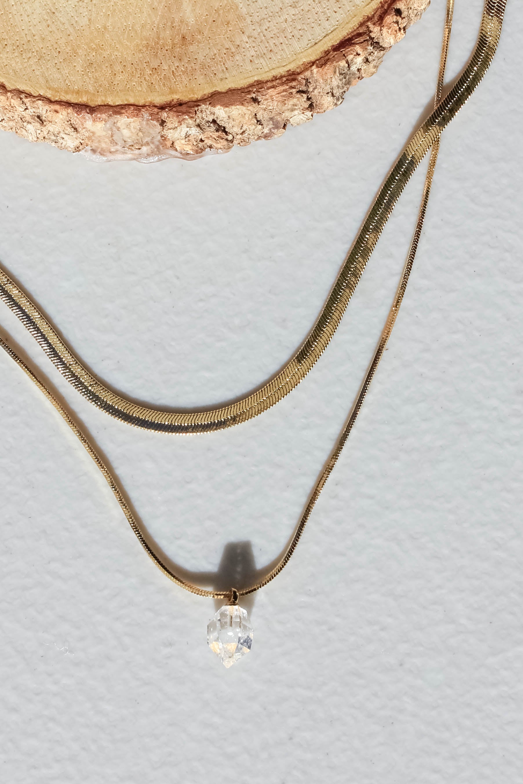 Raw Quartz Layered Necklace - Natural Stone Jewelry for Women | Boho Chic Accessory for Everyday Wear, Layering & Special Occasions
