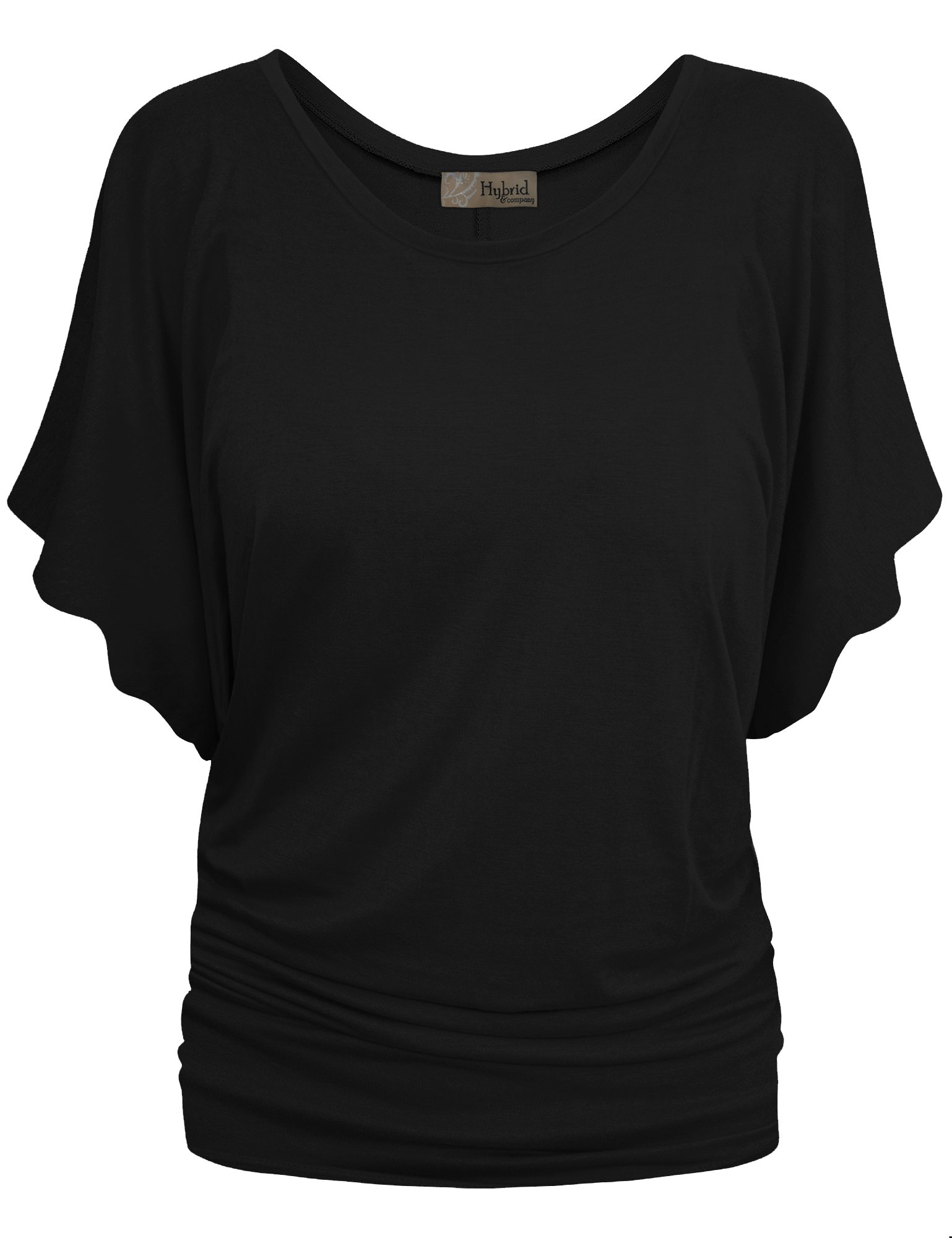Hybrid & Company Women's Super Comfy Boat Neck Dolman Top Shirt - Soft & Stylish Casual Wear for Everyday Outfits, Work & Weekend