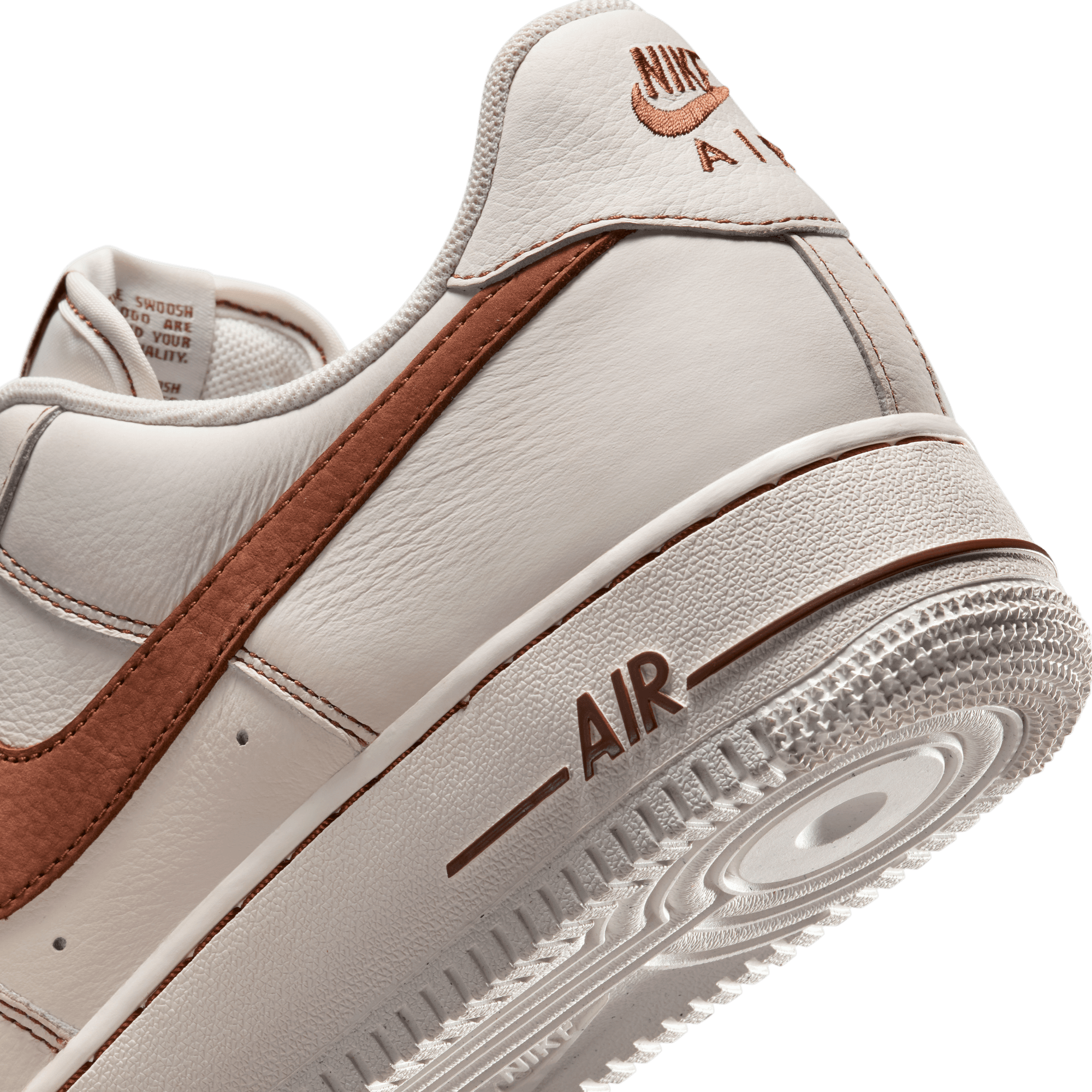 Nike Air Force 1 '07 LV8 Men's Sneakers in Ivory Brown - Classic Basketball Shoes for Casual Wear & Street Style