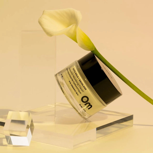 Gotu Kola & Squalane Hyaluronic Acid Moisturizing Cream for Face - Hydrating Anti-Aging Skincare for Dry, Sensitive Skin - Day & Night Use