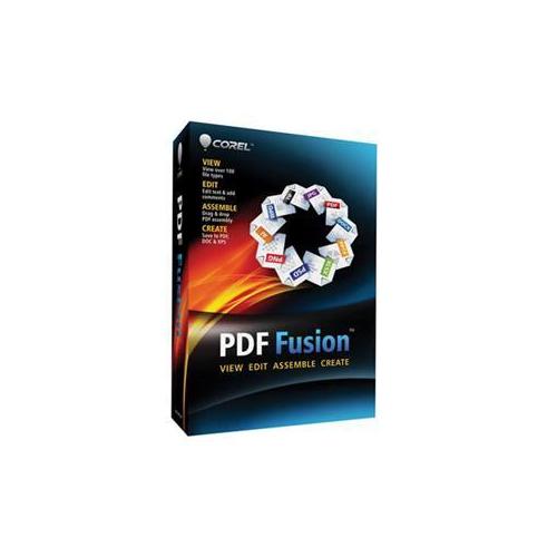 Corel PDF Fusion 1 - Convert, Edit & Merge PDF Files - Mini Box Edition - Perfect for Office, School & Home Document Management