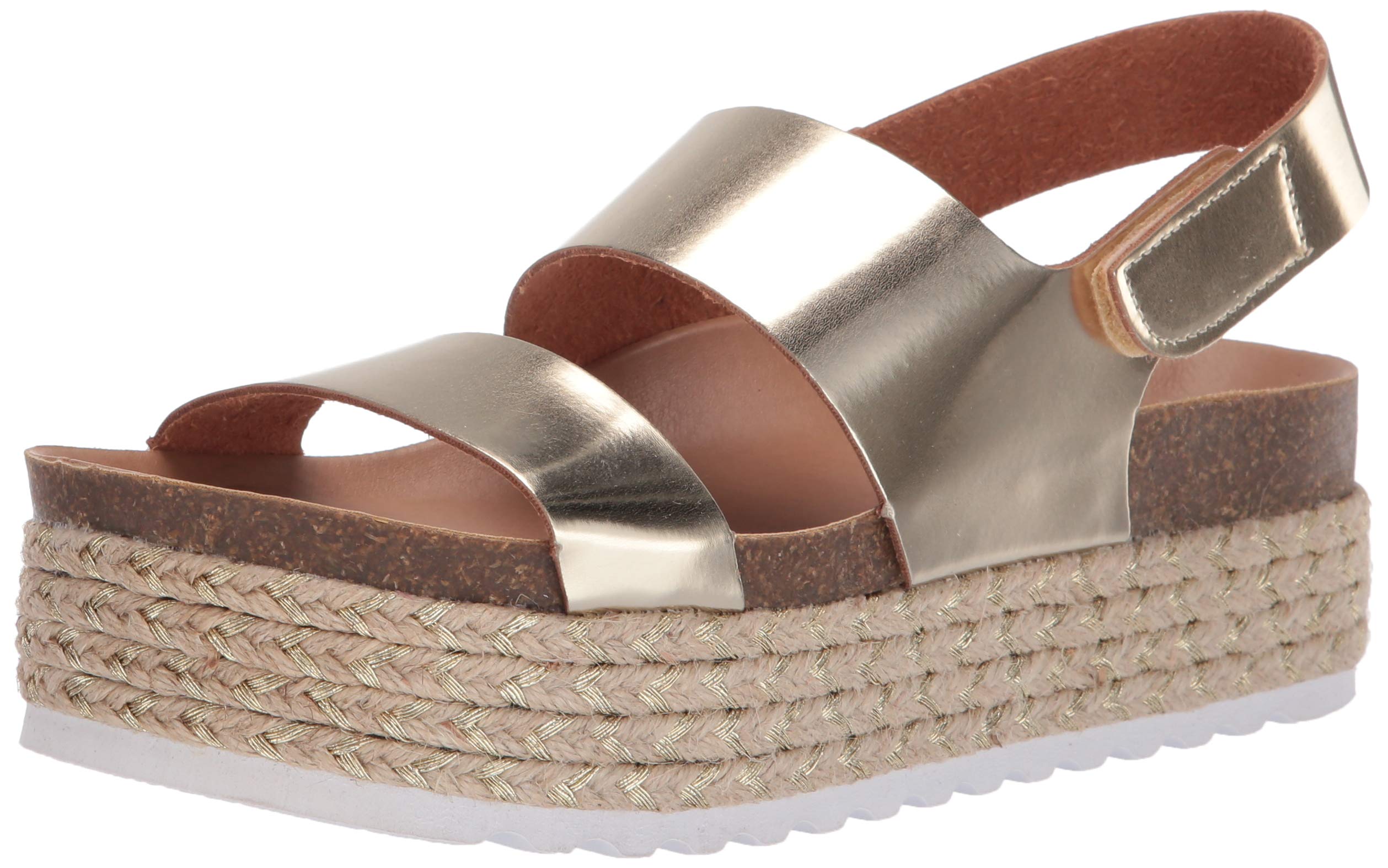 Dirty Laundry Women's Peyton Espadrille Wedge Sandals - Comfortable Summer Casual Shoes for Beach, Vacation & Everyday Wear