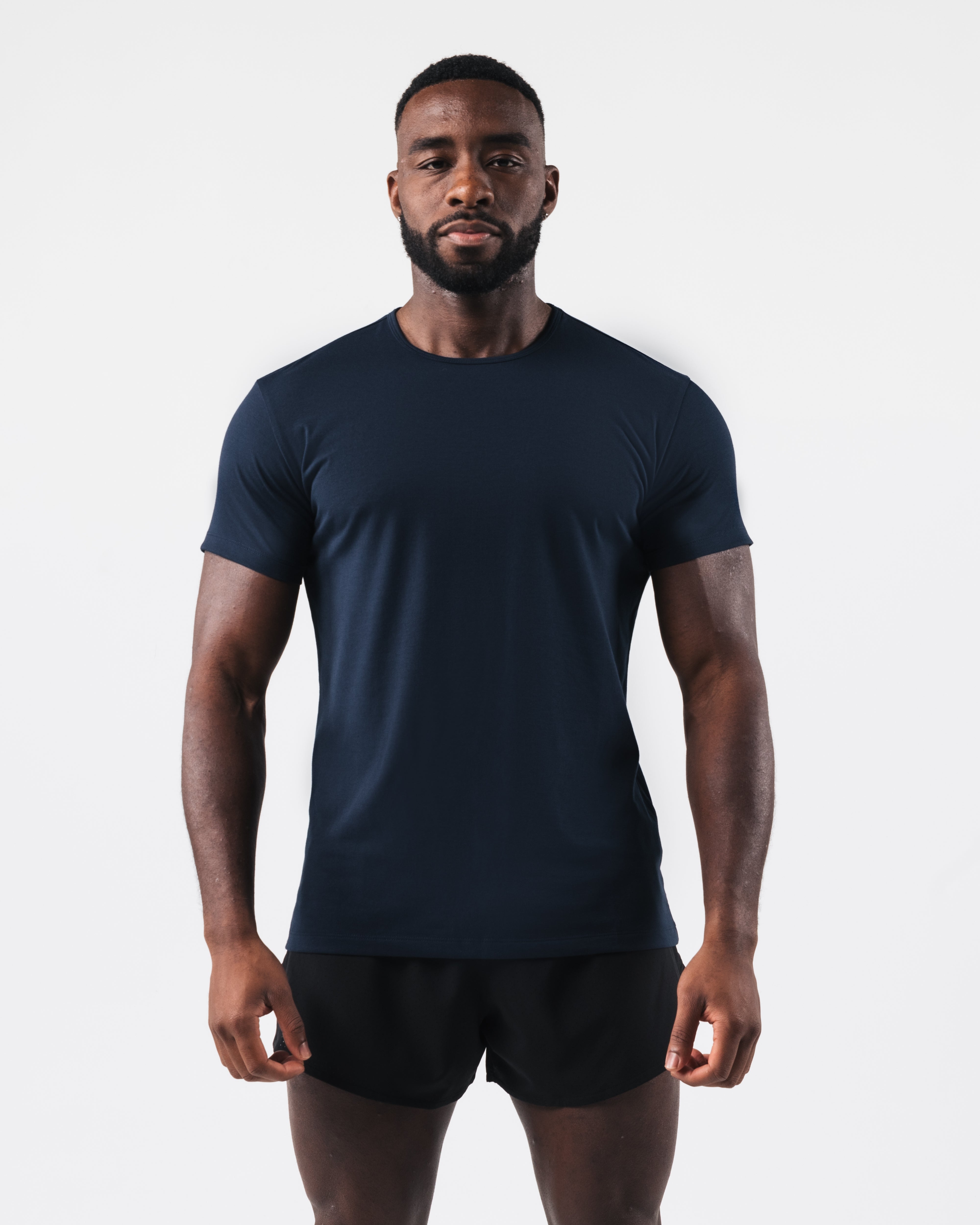 Zero Classic Tee 2-Pack - Soft Cotton Crewneck T-Shirts for Men in Navy Blue | Casual Wear & Layering Essentials