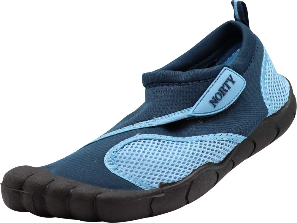 NORTY Wave Aqua Socks - Women's Water Shoes for Swimming, Beach & Water Sports | Lightweight Quick-Dry Barefoot Swim Shoes with Drainage Holes | Perfect for Pool, Ocean, Kayaking & Yoga