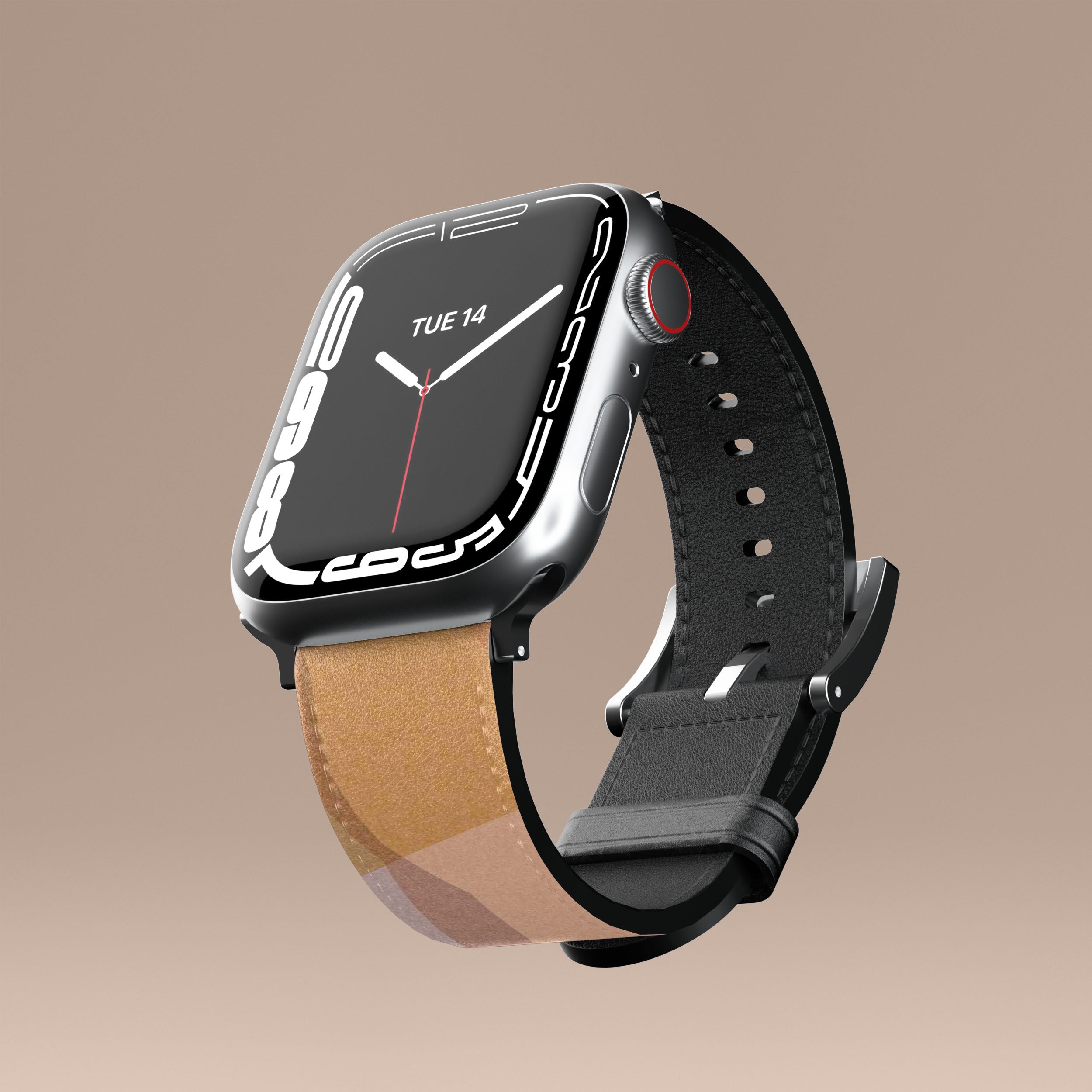 Premium Mixed Layers Apple Watch Band - Stylish & Durable Replacement Strap for Apple Watch Series 1-9 - Perfect for Workouts, Office & Everyday Wear