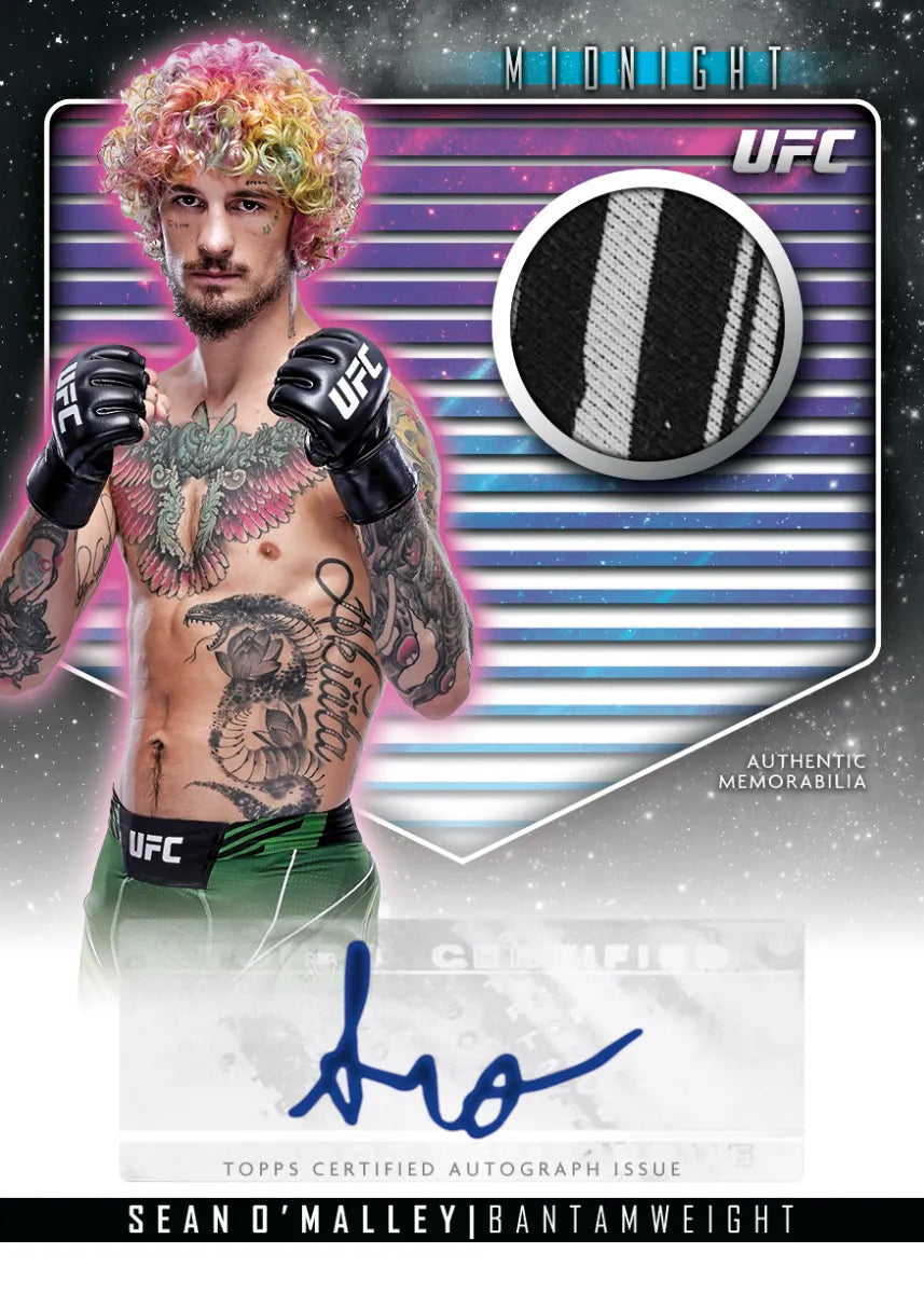 Topps Midnight UFC 2024 Hobby Box - Collectible Trading Cards for UFC Fans - Perfect for Collectors, Gifts, and Sports Memorabilia Enthusiasts