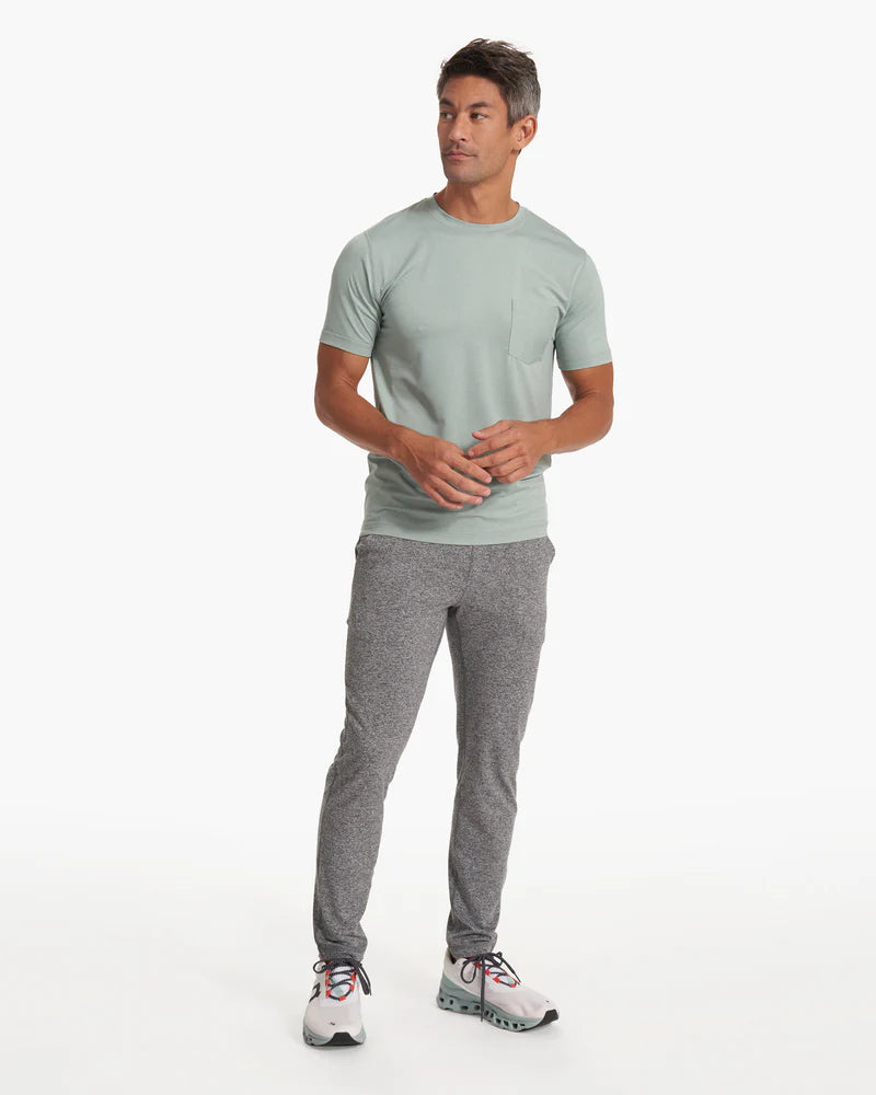Vuori Ponto Performance Pants for Men - Lightweight, Stretchable & Breathable Workout Pants - Ideal for Running, Yoga & Gym Training