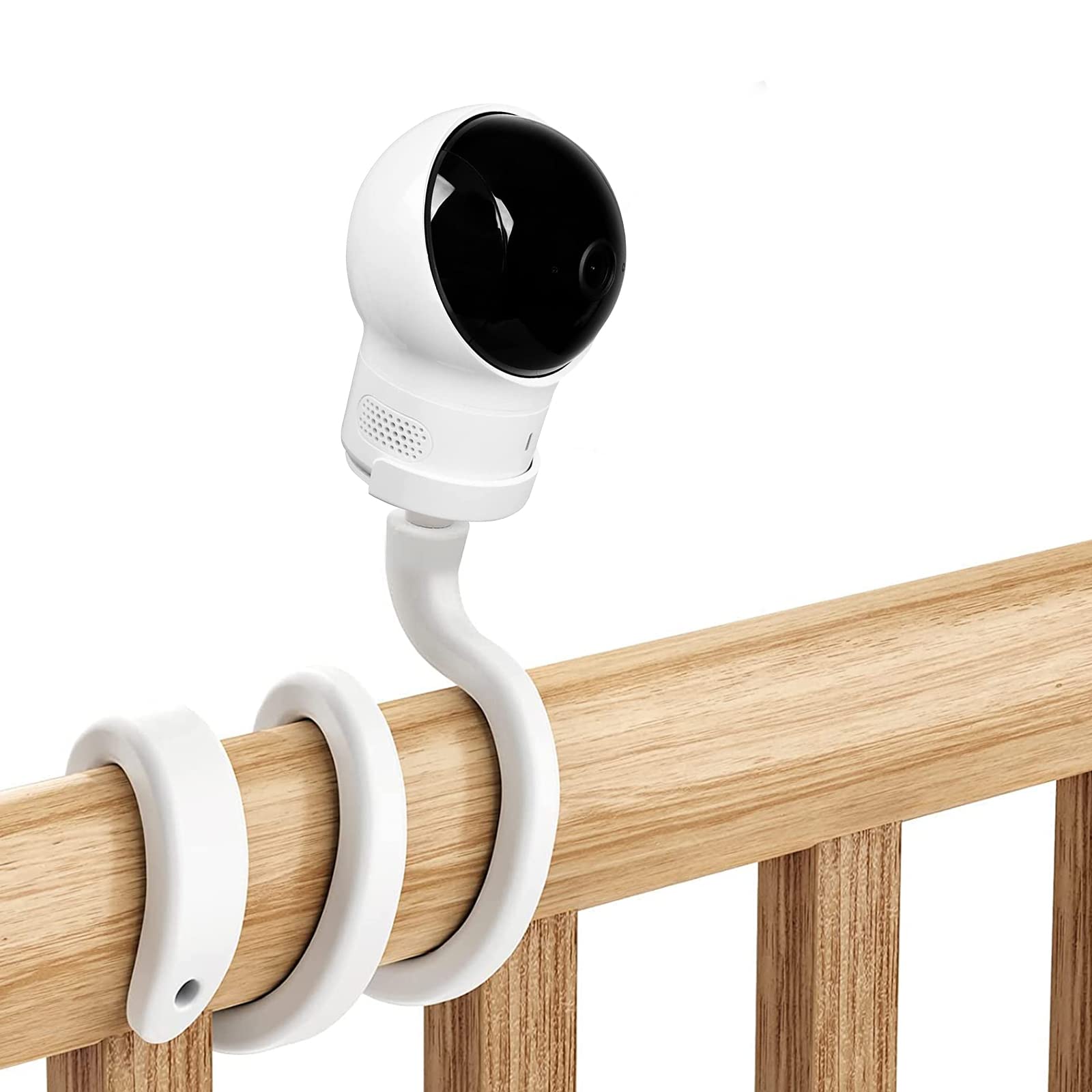 Eufy Spaceview Baby Monitor Mount - Secure Holder for Spaceview Pro & Spaceview S Cameras | No-Drill Nursery Crib Mounting Bracket | Perfect for Cot Shelves & Furniture | Ideal for Baby Safety Monitoring in Nurseries & Bedrooms