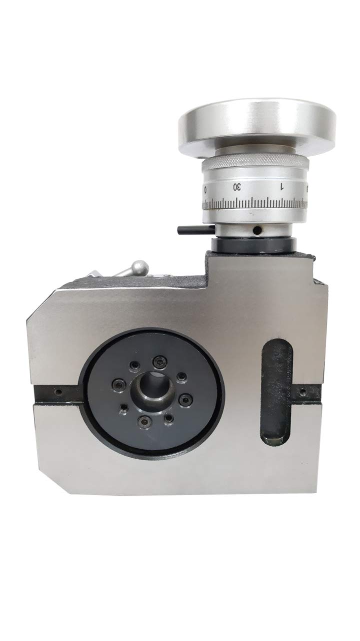 HV6 Rotary Table with Tailstock & Indexing Plates Set - Precision Milling & Drilling Accessory for Metalworking, Woodworking, and CNC Machining