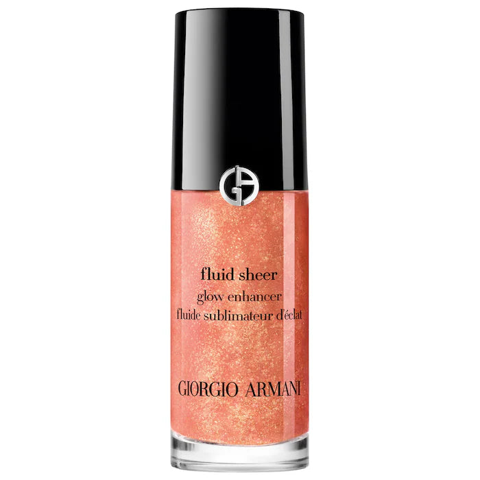 Armani Beauty Luminous Fluid Sheer Glow Enhancer - Natural Radiance Face Highlighter for Dewy Makeup Look | Perfect for Daytime Glow & Nighttime Highlighting