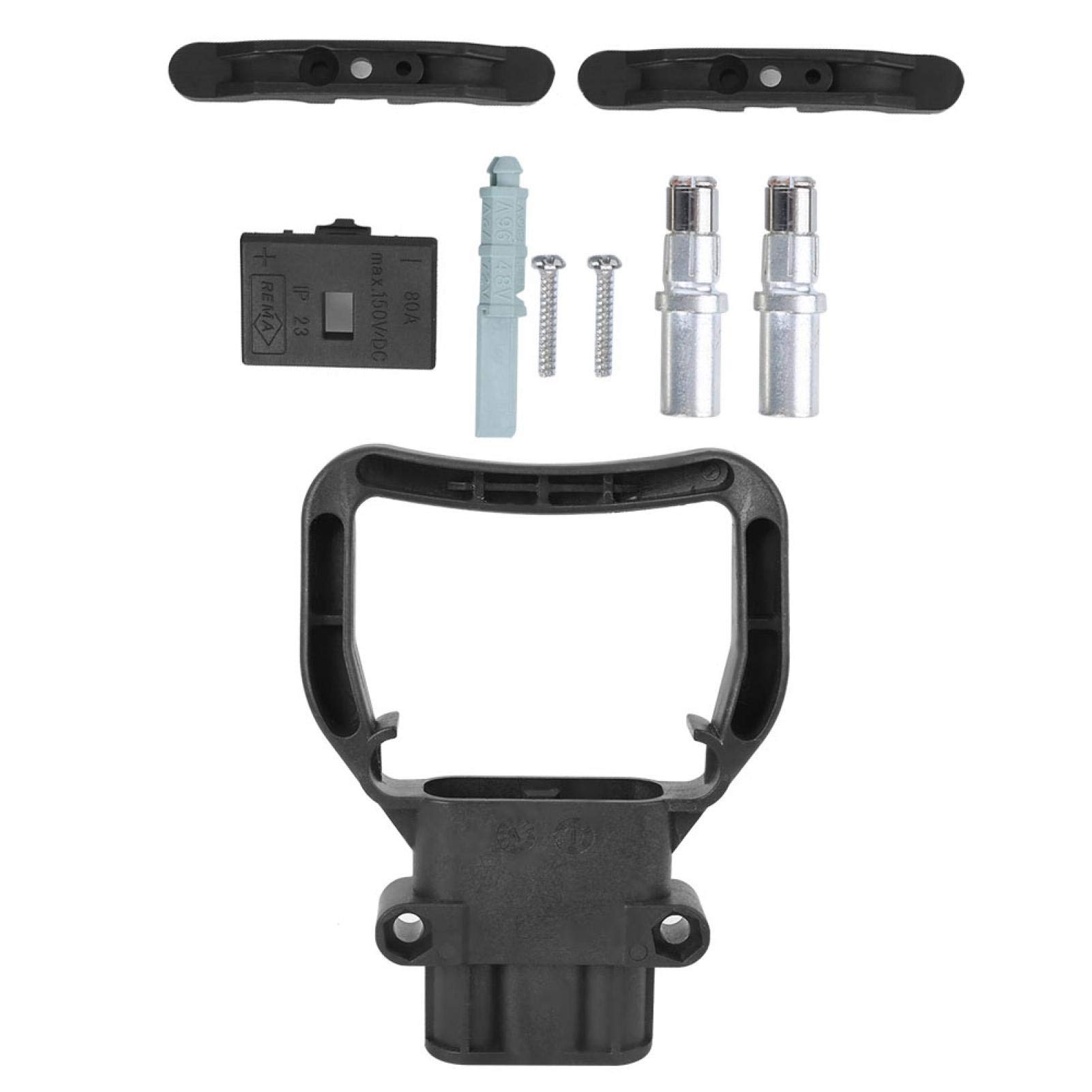 UL94V-0 80A DC150V Electrical Wire Connectors for Forklifts, Electric Vehicles, Carts & Sightseeing Cars - High Current Automotive Power Connector for EV Charging, Battery Systems and Heavy Duty Applications