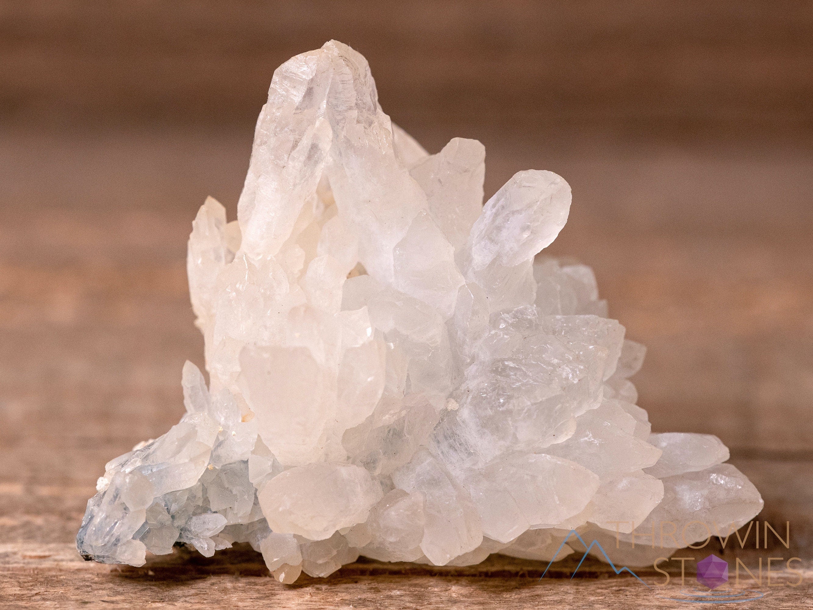 Natural Raw Quartz Flower Crystal Cluster - Healing Stone for Home Decor, Housewarming Gift, Meditation & Energy Balancing (40460) - Perfect for Living Room Display, Office Feng Shui & Spiritual Healing