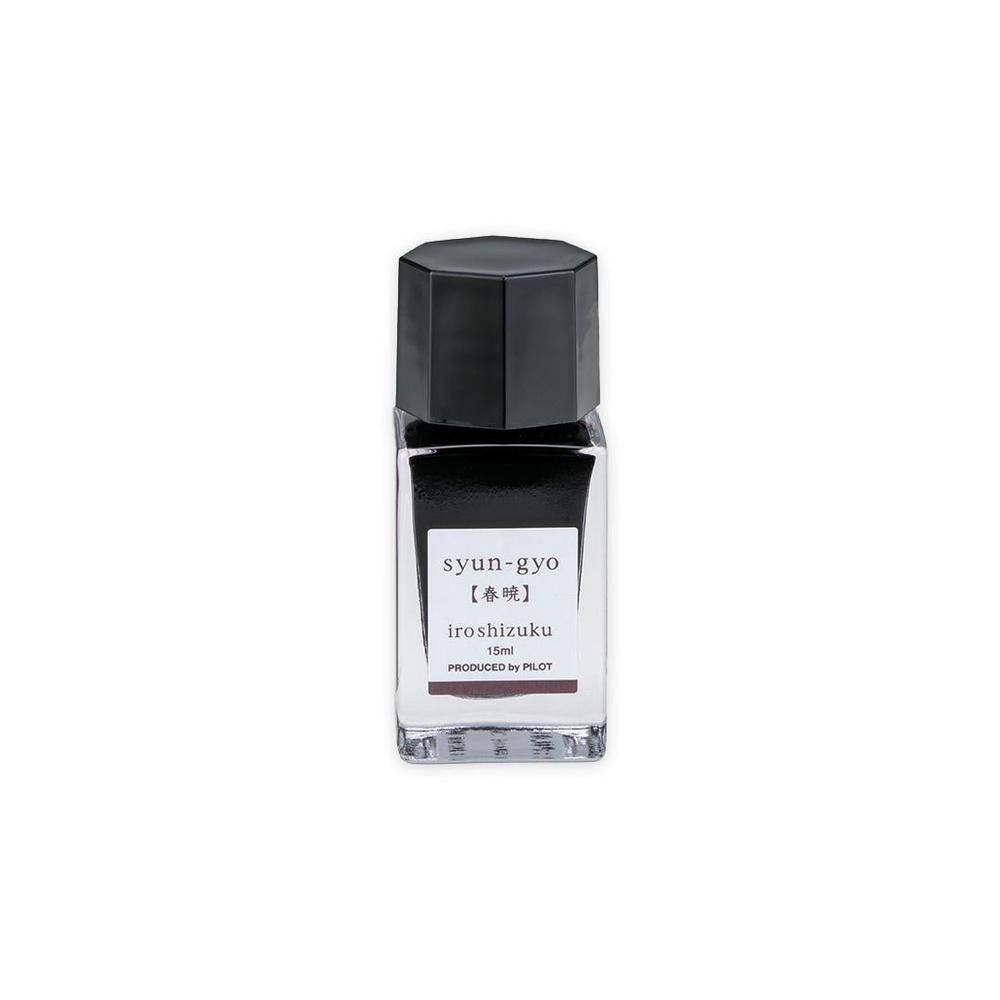 Pilot Iroshizuku Fountain Pen Ink Bottle - 15ml, Syun-gyo (Spring Dawn) - Premium Ink for Calligraphy, Journaling & Letter Writing