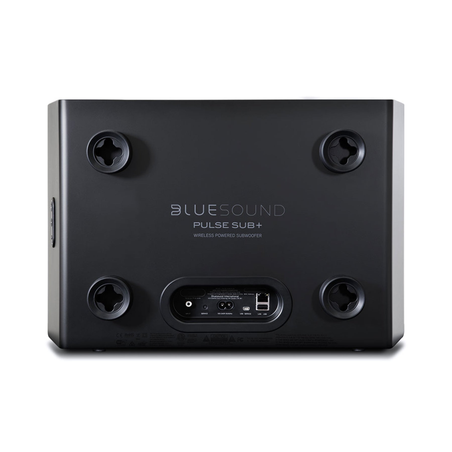 Bluesound PULSE SUB+ Wireless Subwoofer - High-Performance Deep Bass for Home Theater & Music Systems | Perfect for Movie Nights & Party Audio