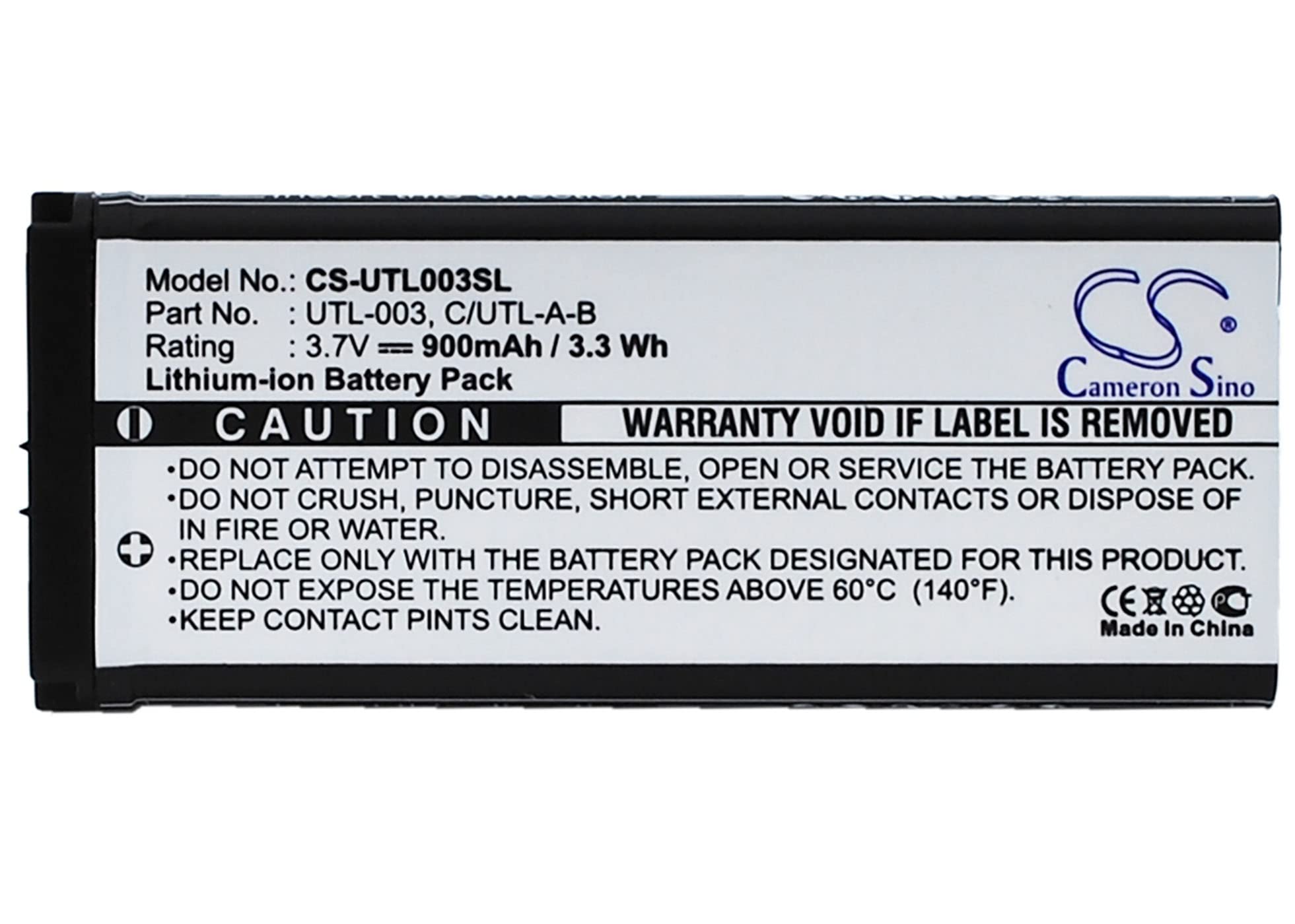 High Capacity 900mAh Replacement Battery for Nintendo DS XL, DSi LL, DSi XL - Compatible with UTL-001, UTL-003 Models - Perfect for Extended Gaming Sessions & Travel
