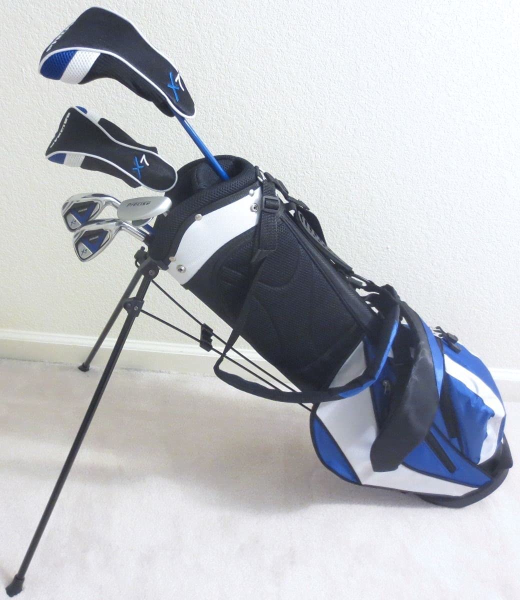 Premium Right-Handed Junior Golf Club Set for Boys Ages 8-12 | Professional Quality Kids Golf Clubs with Stand Bag | Perfect for Backyard Practice, Driving Range & Junior Tournaments