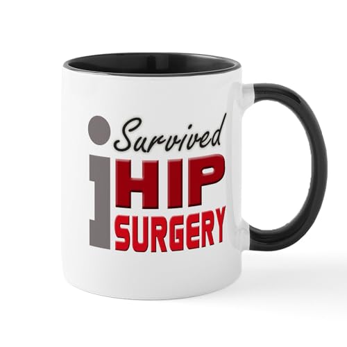 White/Black Inside - Hip Surgery Survivor Mug