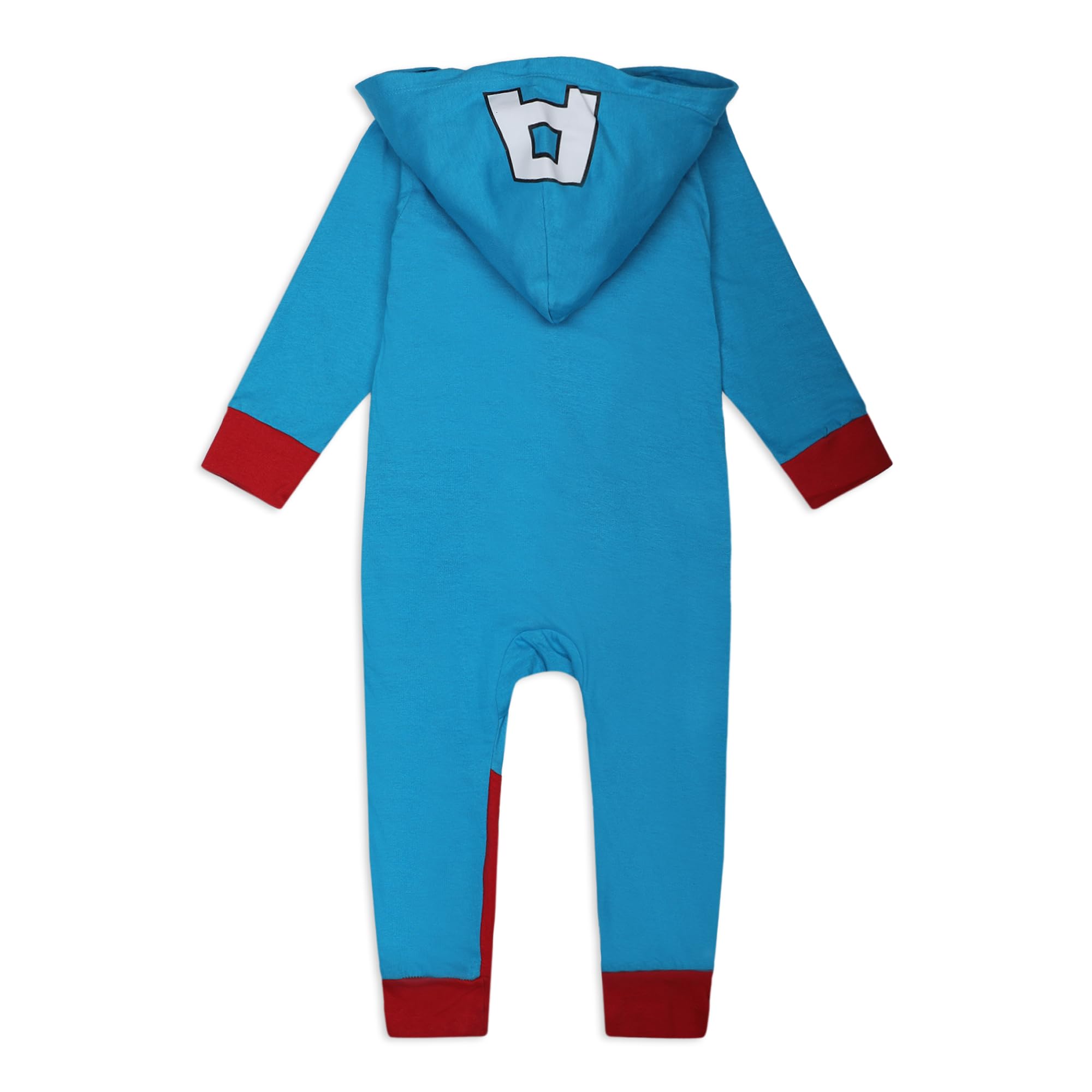 Marvel Superhero Boys Zip-Up Hooded Coverall - Hulk, Captain America, Iron Man, Spider-Man Costume for Infants & Toddlers | Dress Up, Halloween, Birthday Party, Cosplay