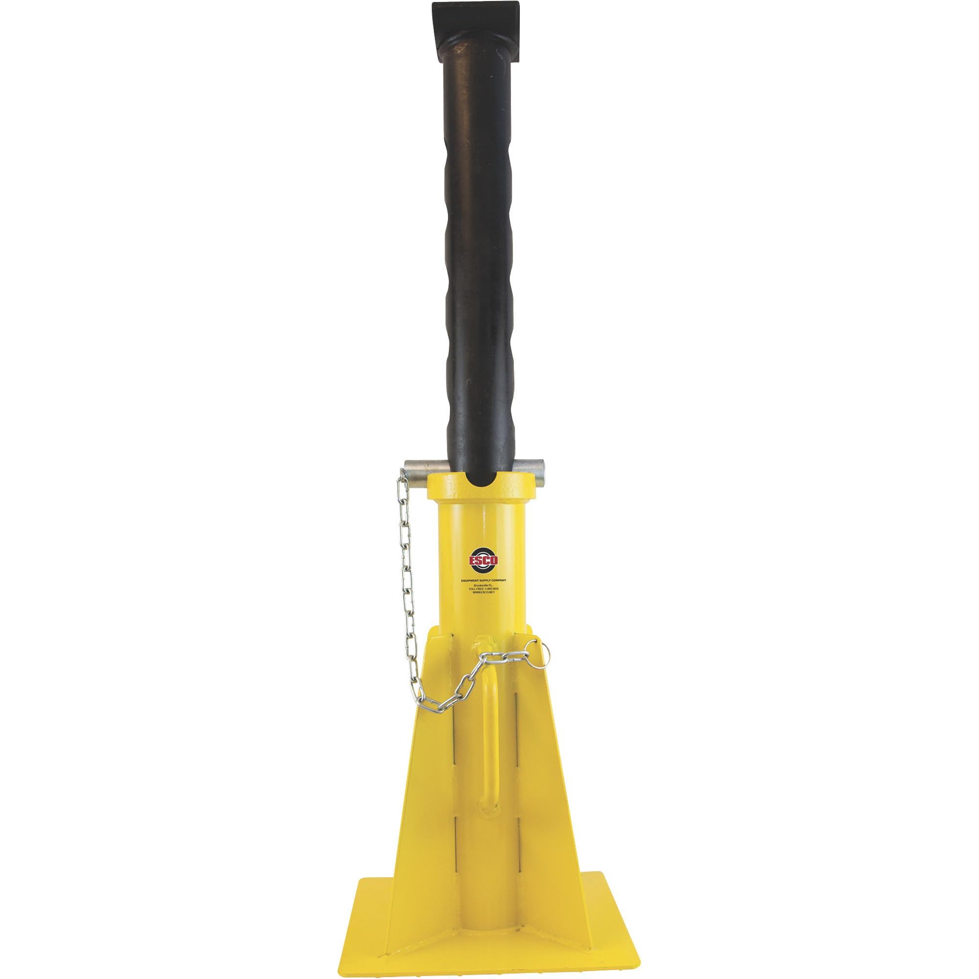 ESCO 25 Ton Heavy Duty Pin Style Jack Stand - Single Unit (Model 10805) for Automotive Repair, Truck Maintenance & Industrial Use