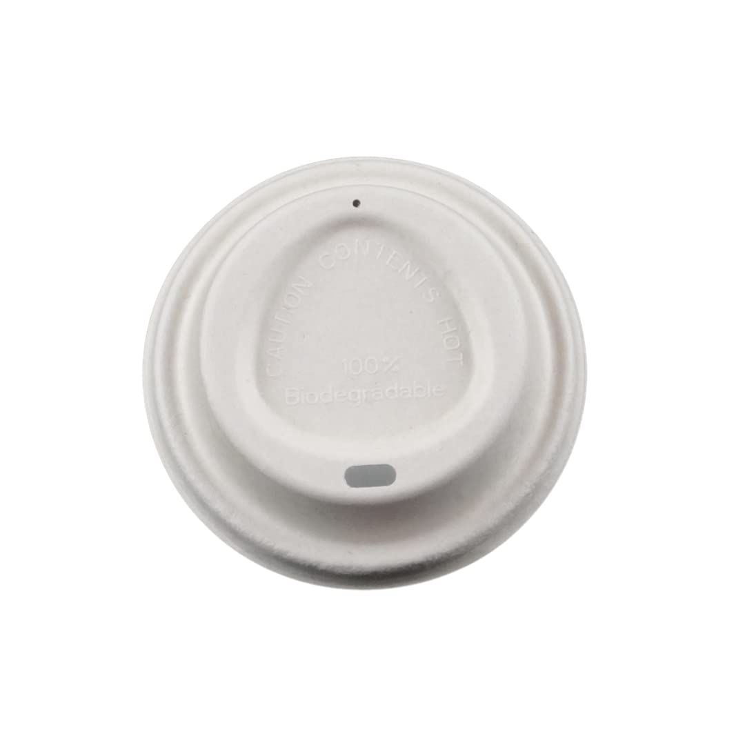 Certified Compostable 16oz Coffee Cups with Lids - 75 Pack | Eco-Friendly Bagasse Coffee Cups with Stirrers & Sleeves | Perfect for Coffee Shops, Offices & Sustainable Events