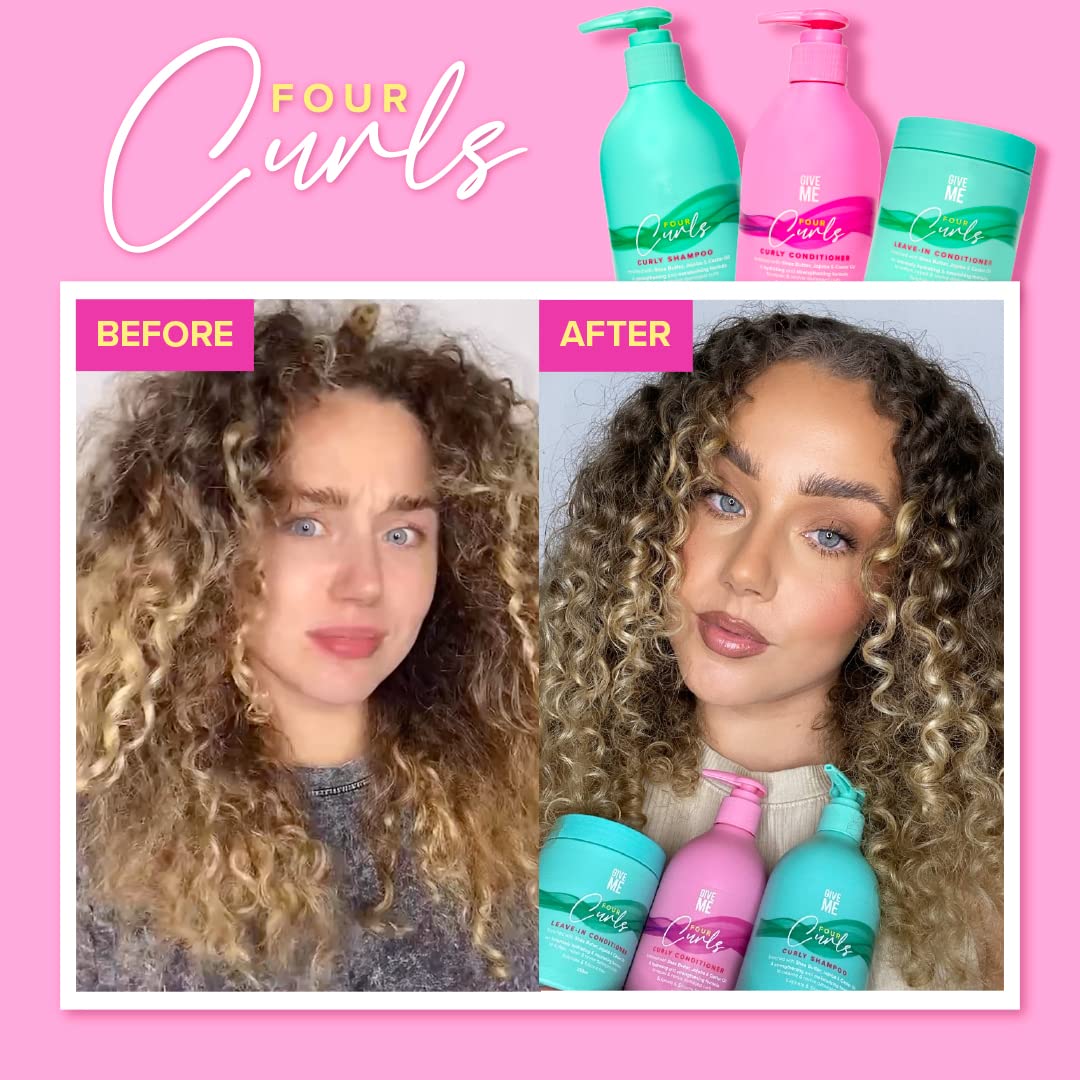 Give Me Cosmetics Curly Hair Leave-In Conditioner - Hydrates & Defines with Natural Oils for Daily Hair Care