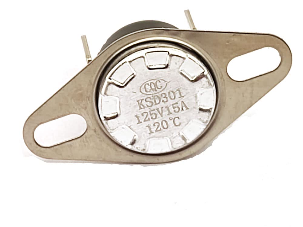 GE WB21X10162 Microwave Oven Thermostat Replacement Part - Compatible with GE Appliances - Perfect for Microwave Repair & Maintenance (Home Kitchen Use)