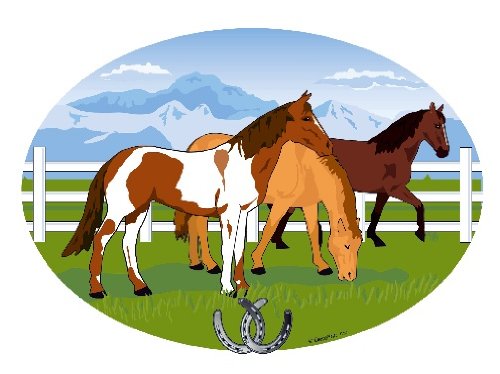 12-Pack Edible Horse Cupcake Toppers - Farm Animal Pasture Theme Decorations for Birthday Cakes, Baby Showers & Country-Themed Parties