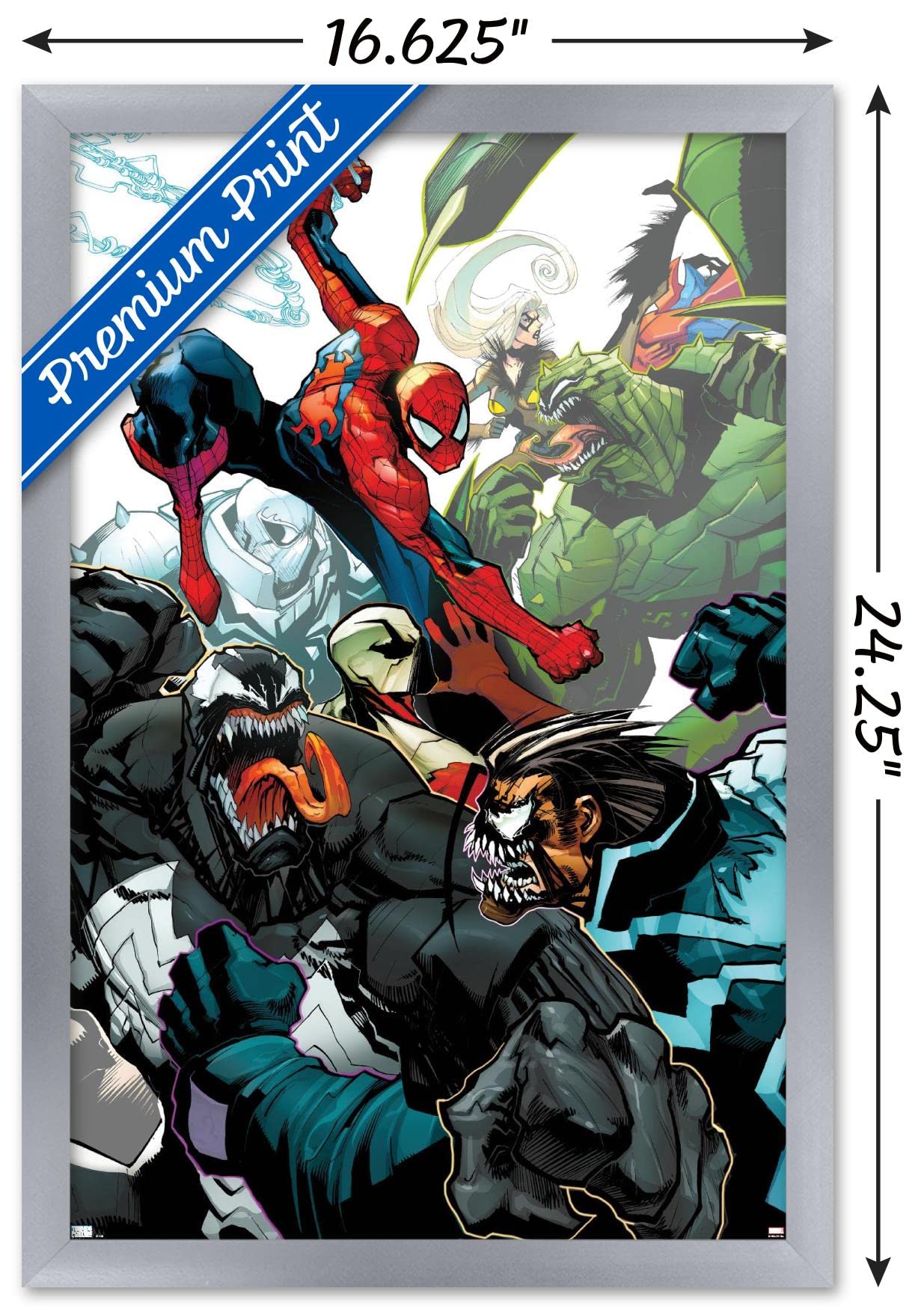 Marvel Comics Spider-Man vs Venom #160 Wall Poster - 22.4