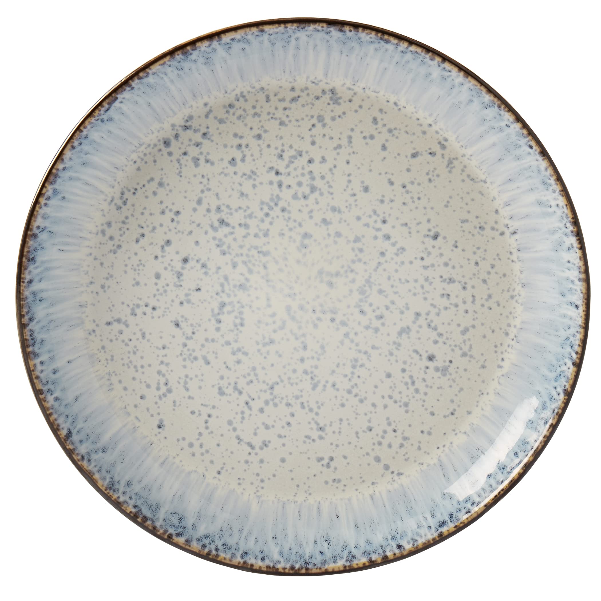 Speckled Farmhouse Dinnerware Set - 16-Piece Stoneware Plates & Bowls for Dining, Entertaining & Gifting