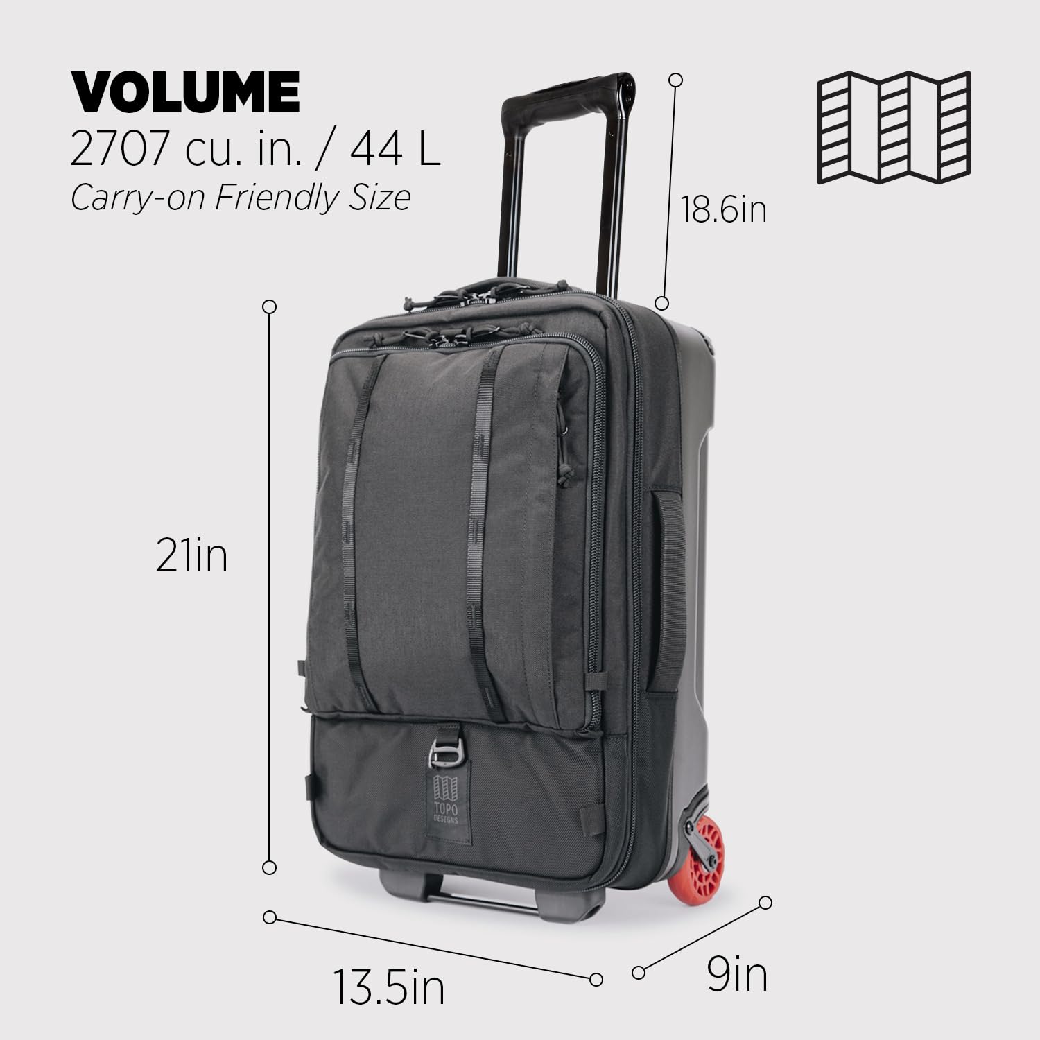 Topo Designs Global Travel Roller Bag - 22