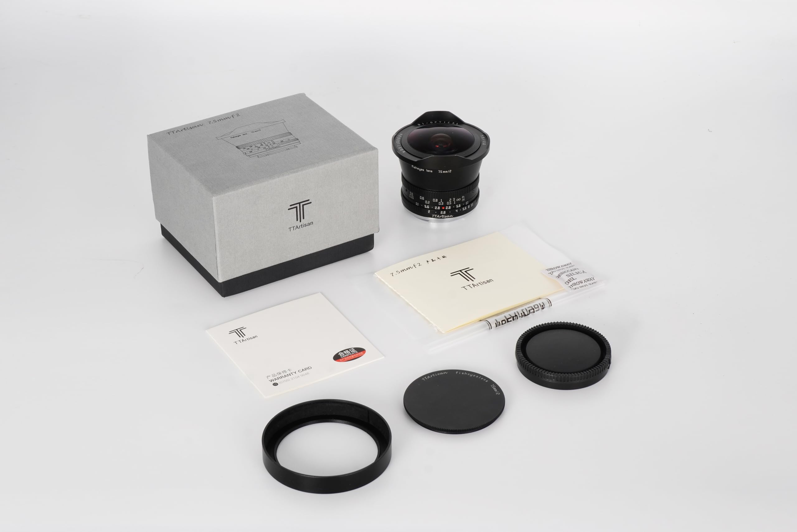 TTartisan 7.5mm f2 APS-C Wide Angle Manual Lens for Sony E Mount Cameras (A7, A7II, A7R, A7S, A6000, ZV-E10, NEX) - Perfect for Landscape, Architecture & Vlogging Photography