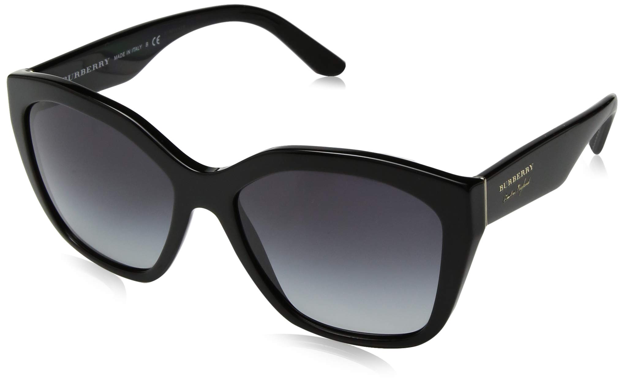 BURBERRY BE 4261 30018G Black Sunglasses for Women & Men - Luxury UV Protection Shades for Driving, Travel & Fashion