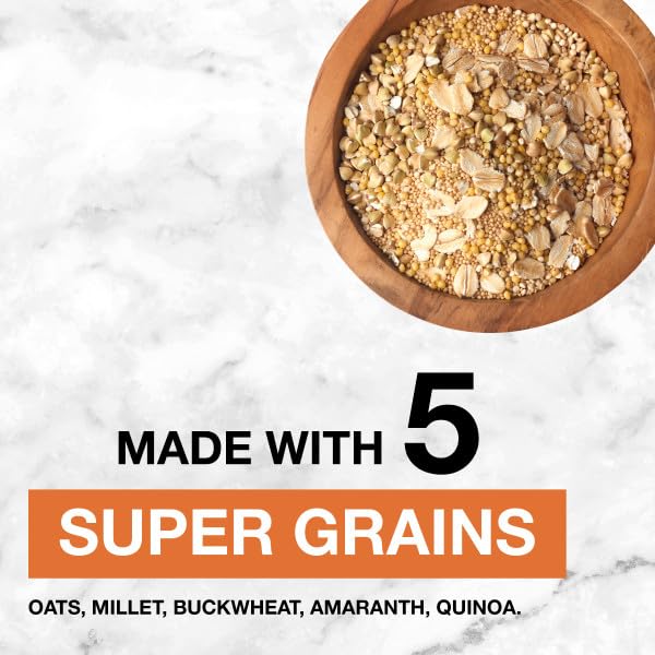KIND Breakfast Bars - Healthy Peanut Butter Snacks, Gluten Free with Whole Grains & Oats, 5g Protein (6 Count) - Perfect for On-the-Go Breakfast, Office Snacks & Post-Workout Energy