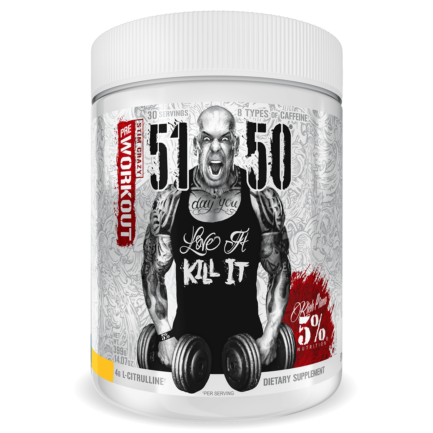 5% Nutrition 5150 Legendary Series Pre-Workout Supplement - 30 Servings for Energy & Focus - Ideal for Gym, Bodybuilding & Athletic Performance
