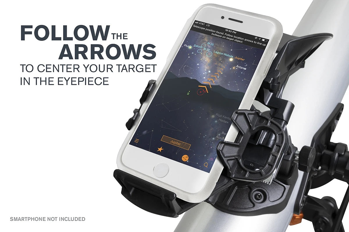 StarSense Explorer LT 80mm Refractor Telescope - Smartphone App-Enabled Astronomy for Beginners | Perfect for Stargazing, Backyard Observation & Astrophotography