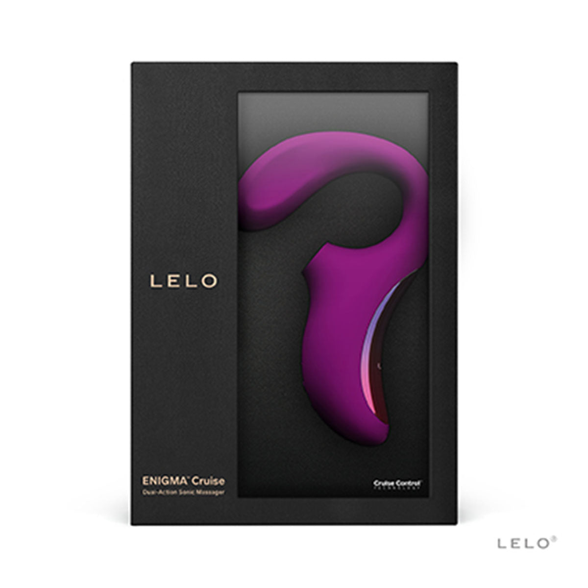 LELO Enigma Cruise Clitoral & G-Spot Stimulator - Deep Rose | Dual Pleasure for Women | Perfect for Solo Play & Couples' Intimate Moments