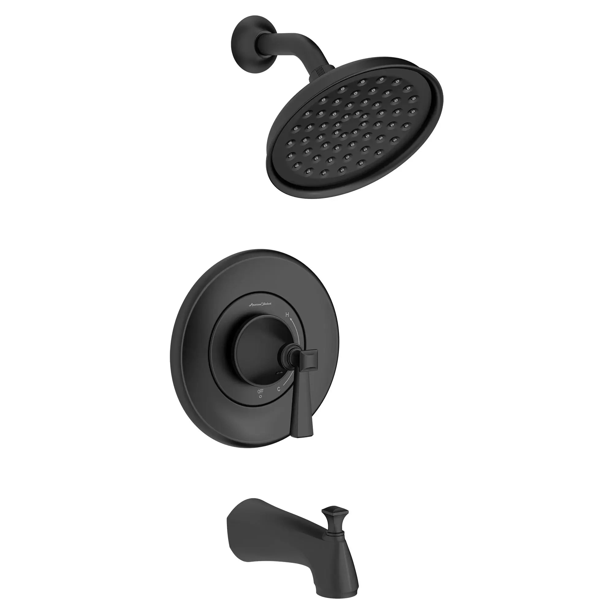Glenmere 2.5 GPM/6.8 LPM Pressure Balance Tub and Shower Trim Kit with Showerhead & Double Ceramic Cartridge - Perfect for Bathroom Renovation and Modern Home Upgrades