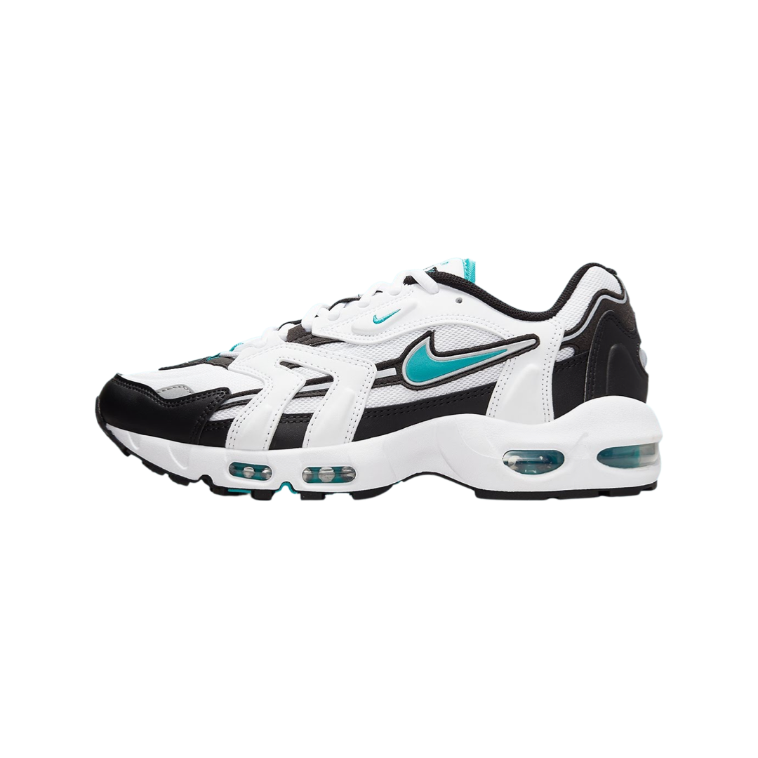 Nike Air Max 96 II Men's Running Shoes - White Mystic Teal Black Retro Sneakers for Jogging, Gym Workouts & Casual Wear
