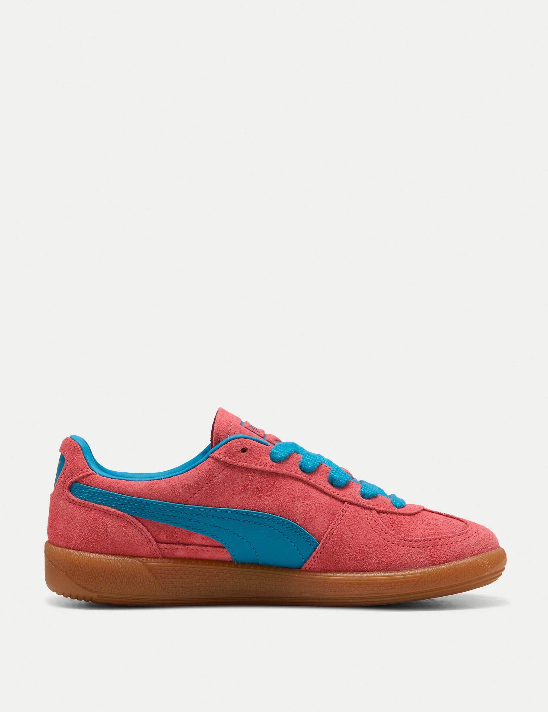 Palermo Sneakers for Women - Comfortable Peach Frost & Tropical Blue Casual Shoes | Perfect for Walking, Running & Everyday Wear