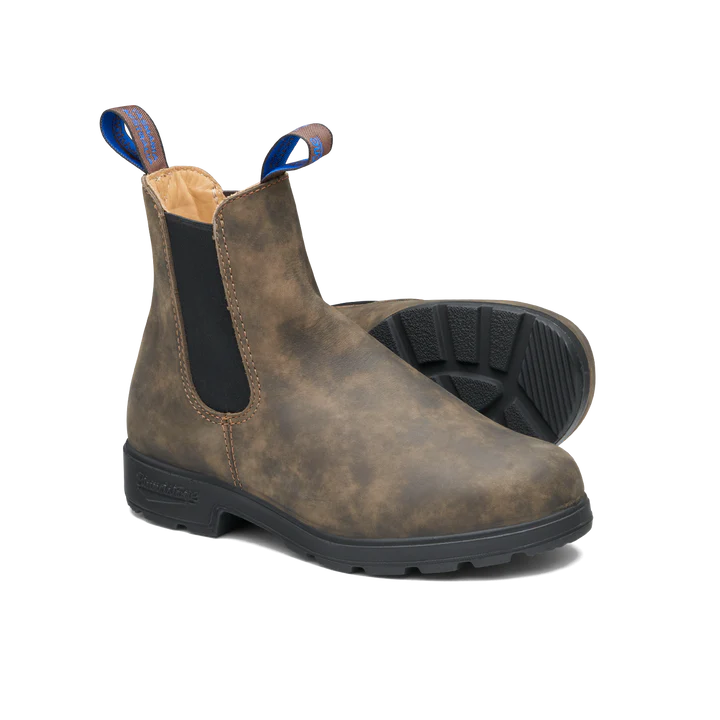 Blundstone 2223 Winter Thermal Original Women's High Top Boots - Rustic Brown Waterproof Leather for Cold Weather & Outdoor Activities