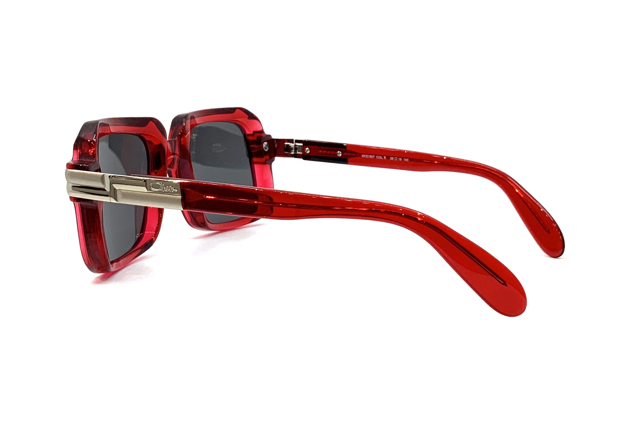 Cazal 607 Sunglasses - Classic Retro Aviator Style with Red Lens for Men & Women | Perfect for Driving, Outdoor Activities & Fashion Accessories