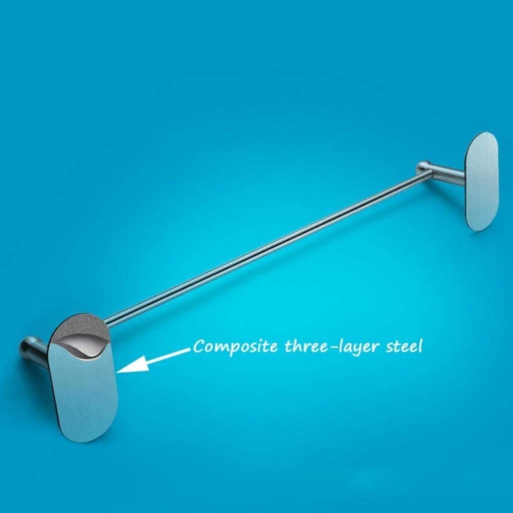 Stainless Steel Towel Bar - 304 Brushed Finish Wall Mounted Towel Rack for Bathroom & Kitchen | Durable Bath Towel Holder for Spa, Hotel & Home Decor