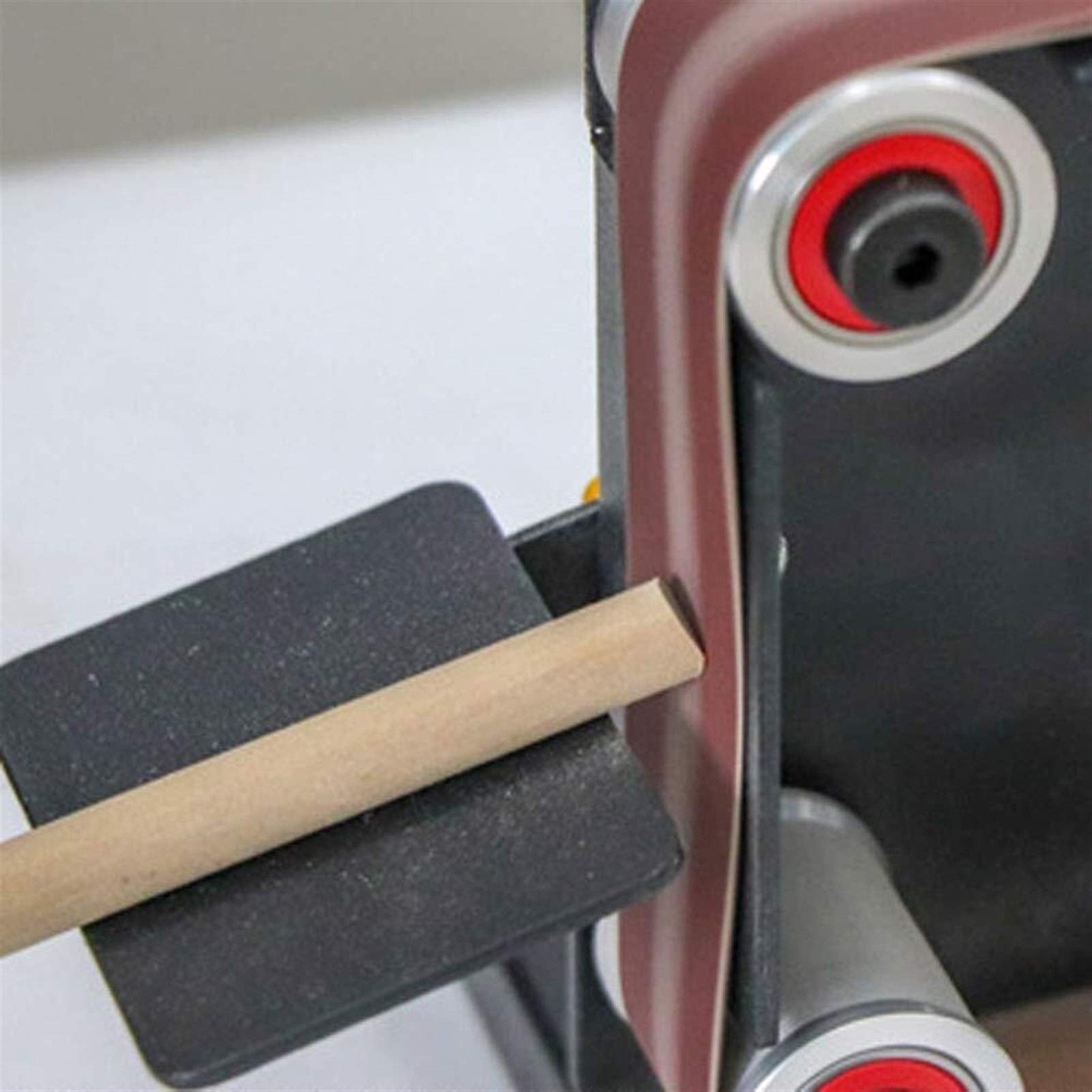 Micro Belt Sander - Compact Electric Belt Sander for DIY Polishing, Grinding & Sharpening | Precision Bench Tool for Woodworking, Metalworking & Knife Sharpening | Perfect for Home Workshops & Professional Use
