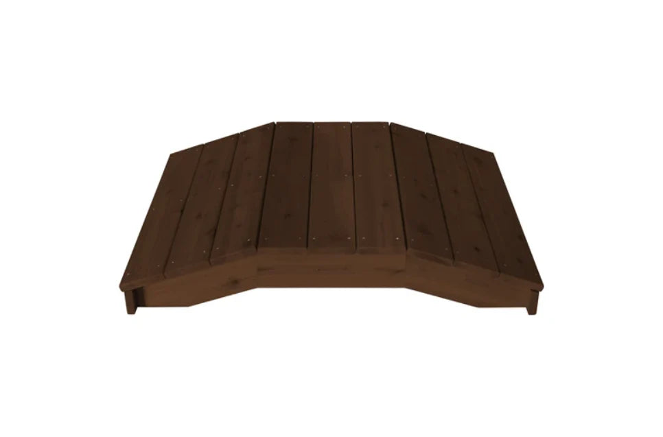 Premium Wooden Plank Bridge for DIY Projects, Garden Decor, and Model Train Scenes - Durable Natural Wood Miniature Bridge for Crafts, Landscaping, and Railroad Displays