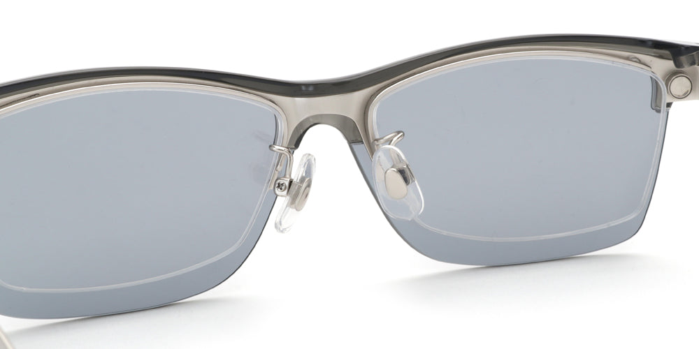JINS Switch Flip Up Polarized Sunglasses 078 96 - UV Protection & Anti-Glare for Driving, Outdoor Sports & Daily Wear