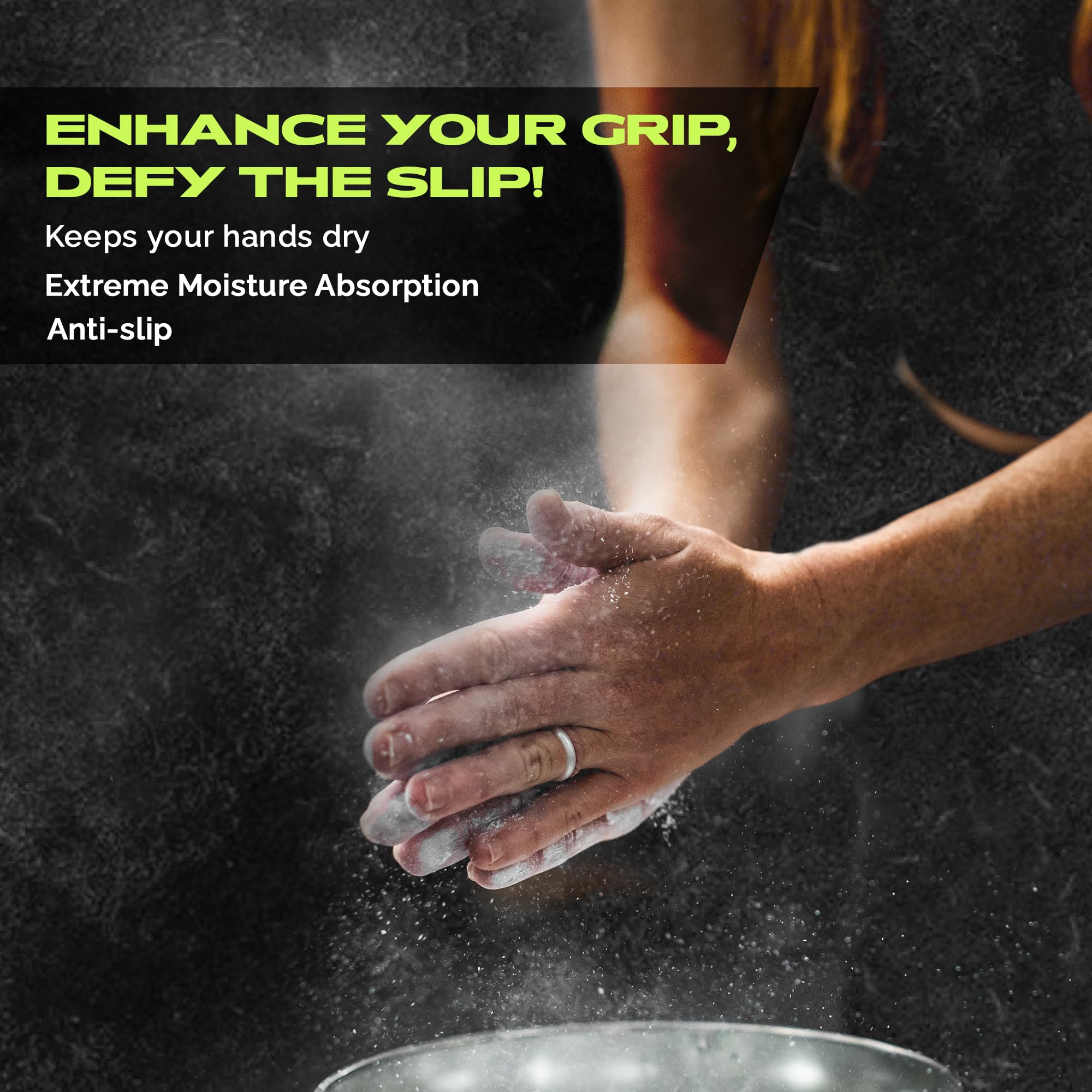 Gym Chalk | Premium Magnesium Carbonate Athletic Chalk for Superior Grip - Ideal for Weightlifting, Gymnastics, Rock Climbing & CrossFit Workouts