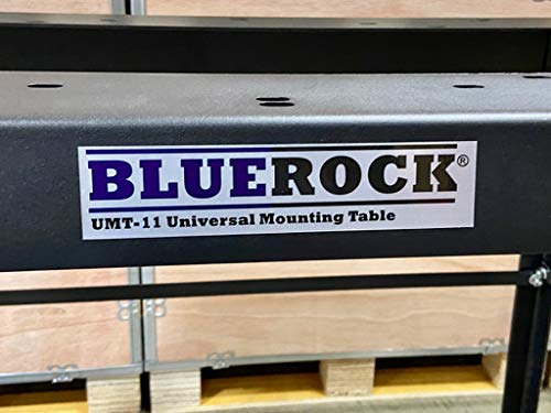 BLUEROCK TOOLS UMT-11 Universal Mounting Table for Wire Stripping Machines - Heavy Duty Workbench for Electrical Wiring & Cable Assembly Workspace