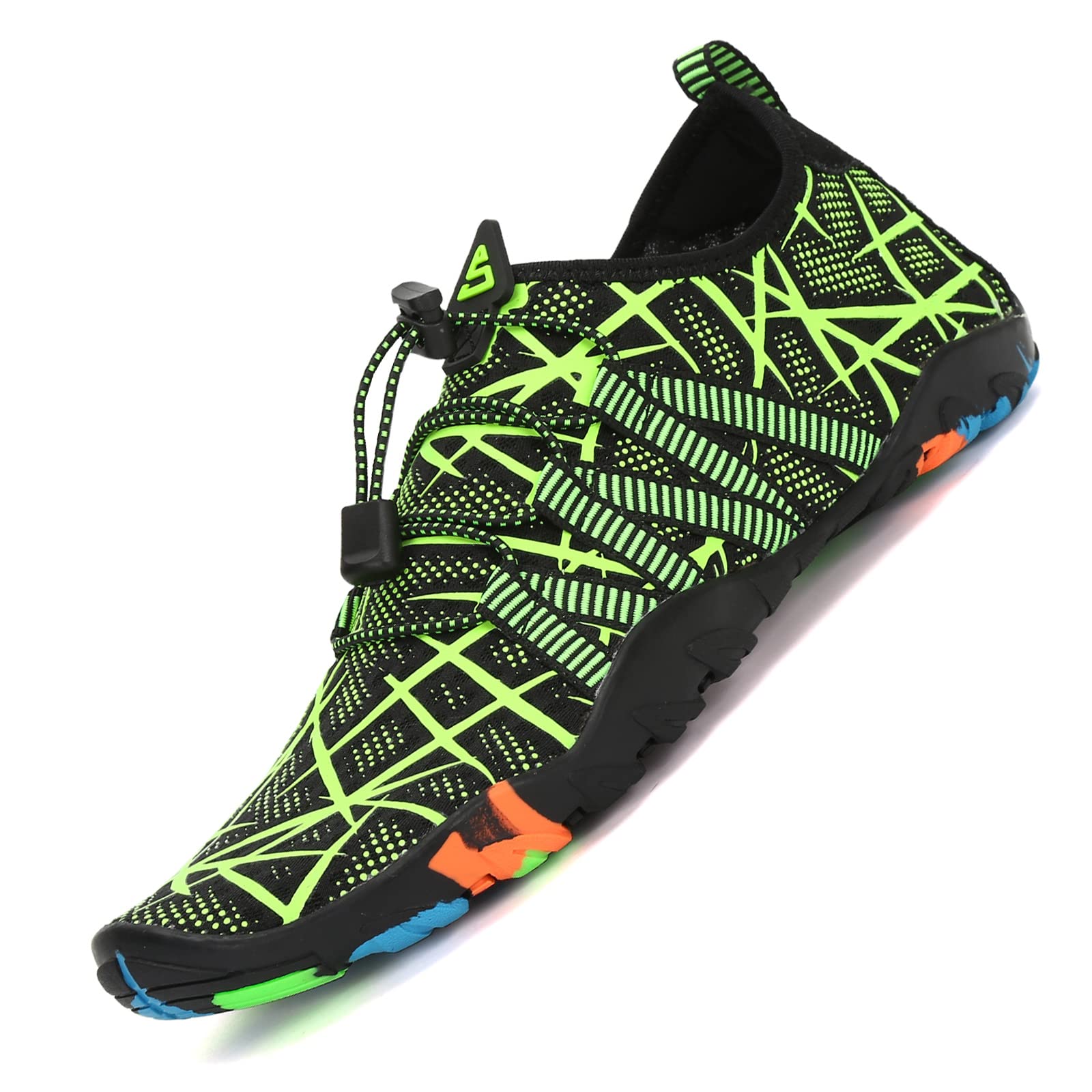 **Mens & Womens Water Shoes - Quick Dry Barefoot Aqua Shoes for Swimming, Diving, Surfing, Yoga & Beach Walking - Lightweight & Comfortable for Pool, Beach & Water Sports**